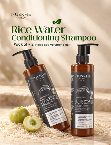 Ayurvedic Rice Water Conditioning Shampoo- Pack of 2