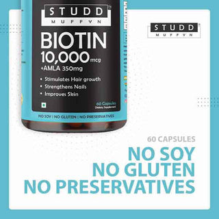 Biotin + Amla 10000mcg Capsules