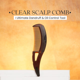 Clear Scalp Comb I Ultimate Dandruff & Oil Control Tool