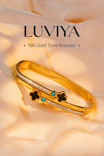 LUVIYA 18K Gold Tone Plated Bracelet