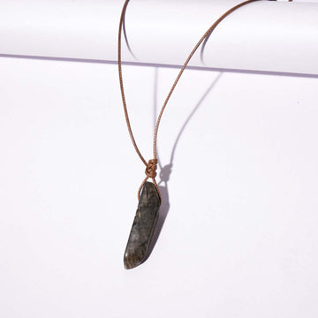 Labradorite Pencil Pendant