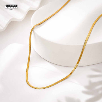 VELORE Snake Chain – 18K Gold Tone Plated