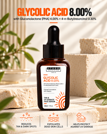 Glycolic Acid 8% Tan & UV Damage Face Serum