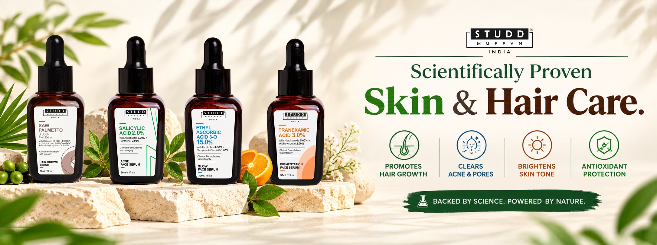 Studd Muffyn India — Modern Science Skin & Hair Care. Explore now.