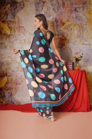 Bindu | Satin Georgette