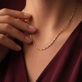 Golden Rice Chain - 24K Gold Tone Plated