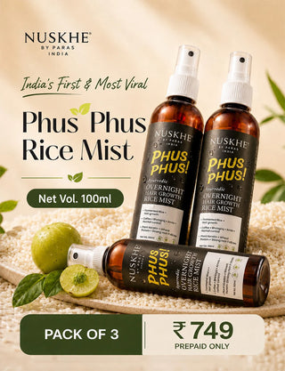Ayurvedic Phus Phus Rice Hair Mist - Pack of 3