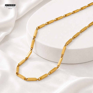 Golden Rice Chain - 24K Gold Tone Plated [ Pack of 2 ]