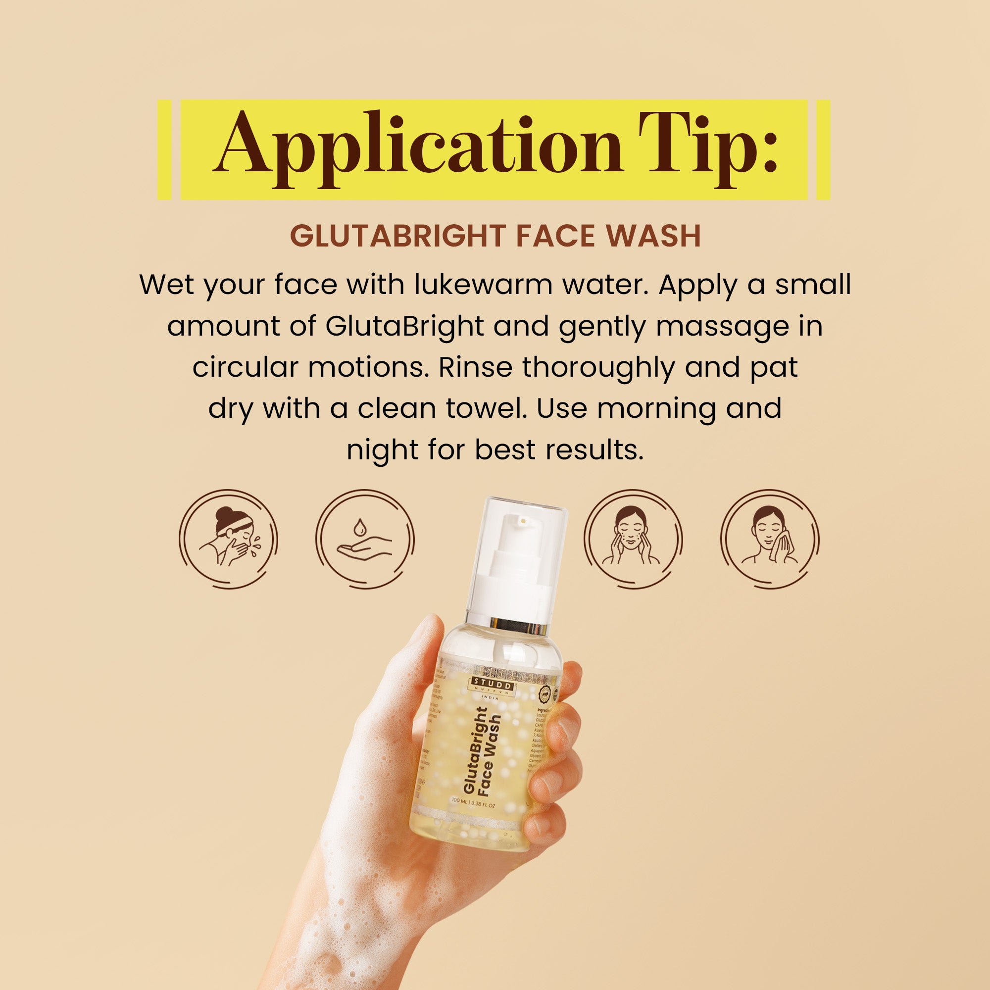 GlutaBright Face Wash nuskhebyparas GlutaBright Face Wash nuskhebyparas