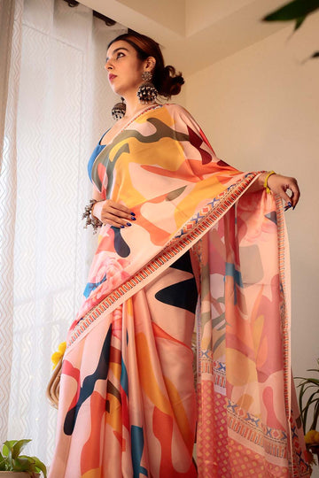 Titli | Satin Georgette Saree