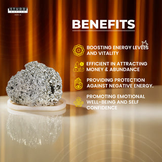 5 Kg Raw Pyrite Geode Stone With Selenite Recharging Plate