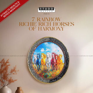 7 Rainbow Riche Rich Horses of Harmony [Oval Shape]