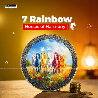 7 Rainbow Richie Rich Horses of Harmony [Round Shape]