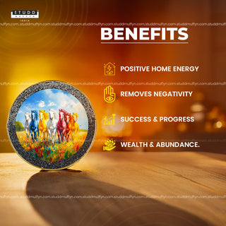 7 Rainbow Richie Rich Horses of Harmony [Round Shape]