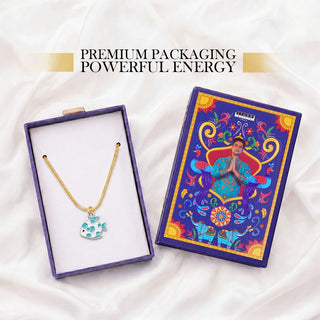 Ocean Fish Pendant - 24K Gold Plated [ With Velore Snake Chain]