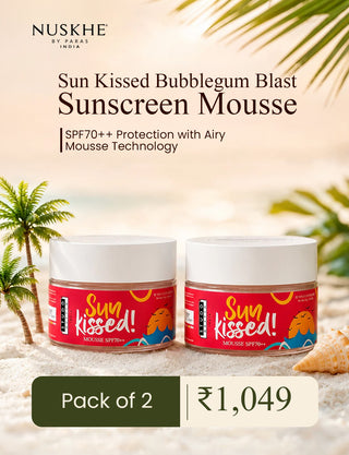Sun Kissed Mousse | Bubblegum Blast | SPF70++ [Pack of 2]