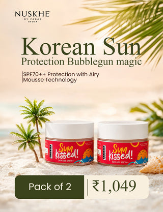 Sun Kissed Mousse | Bubblegum Blast | SPF70++ [Pack of 2]