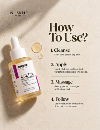 Acetyl Hexapeptide-8 Serum | Fine Line & Wrinkle Smoothing Care (30ml) [ Pack of 2 ]