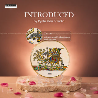 Airavata of Abundance Pyrite Chakra