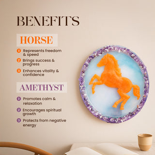Amethyst 3D Horse Plate By Studd Muffyn