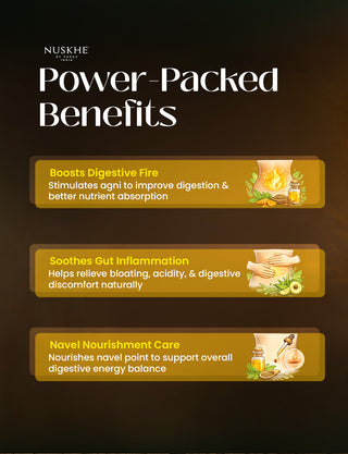 Ayurvedic Nabhi Chikitsa | Digestion Boosting Navel Oil