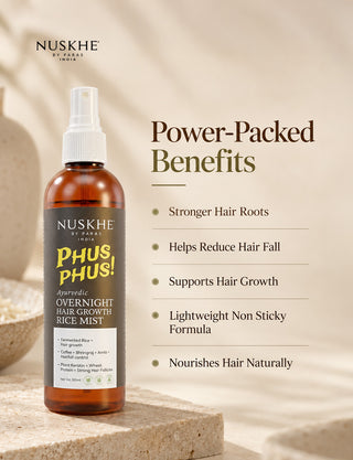 Ayurvedic Phus Phus Rice Hair Mist - Pack of 2