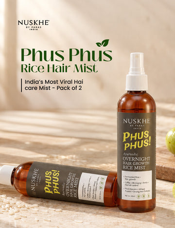 Ayurvedic Phus Phus Rice Hair Mist - Pack of 2