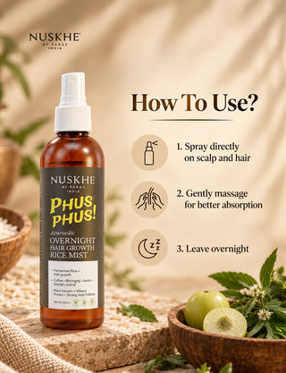 Ayurvedic Phus Phus Rice Hair Mist - Pack of 3