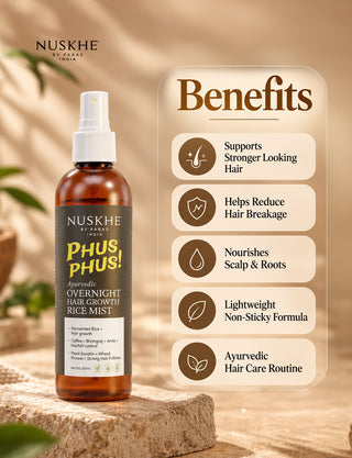 Ayurvedic Phus Phus Rice Hair Mist - Pack of 3