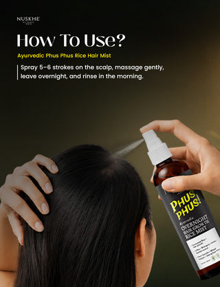 Ayurvedic Phus Phus Rice Hair Mist - Pack of 3