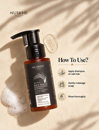 Ayurvedic Rice Water Conditioning Shampoo (60 ml)