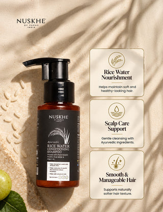 Ayurvedic Rice Water Conditioning Shampoo (60 ml)