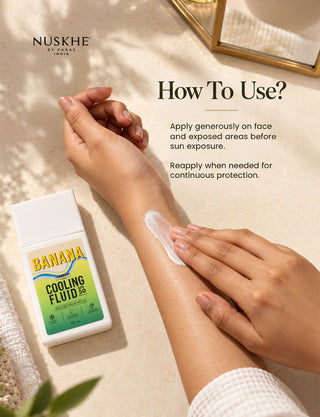 Banana Cooling Fluid Sunscreen