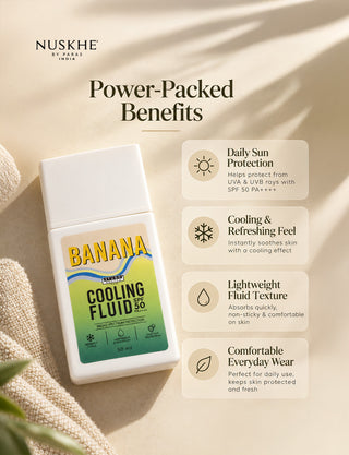 Banana Cooling Fluid Sunscreen