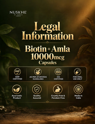 Biotin + Amla 10000mcg Capsules ( 20 Capsules )