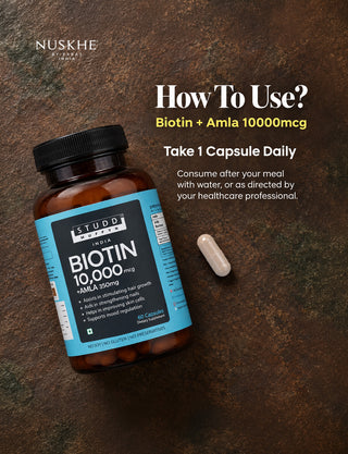 Biotin + Amla 10000mcg [60 Capsules]