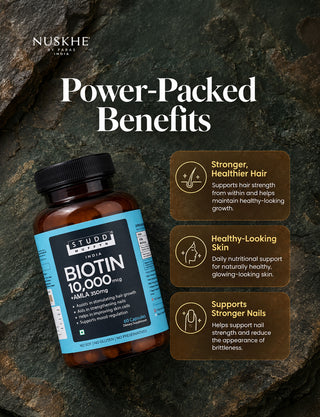 Biotin + Amla 10000mcg [60 Capsules]