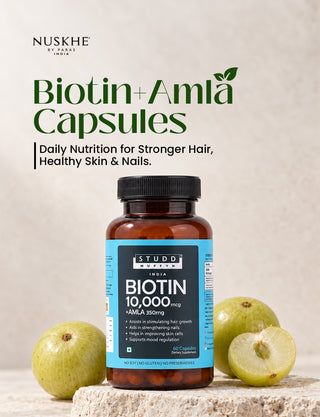 Biotin + Amla 10000mcg [60 Capsules]