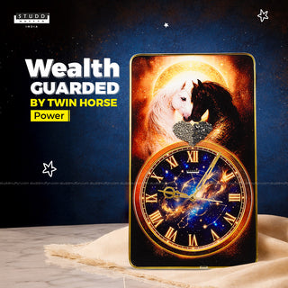 Riche Rich Stallion Heart Clock