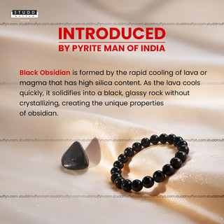 Black Obsidian Crystal Bracelet