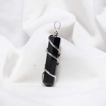 Black Obsidian Pendant (Without Chain)