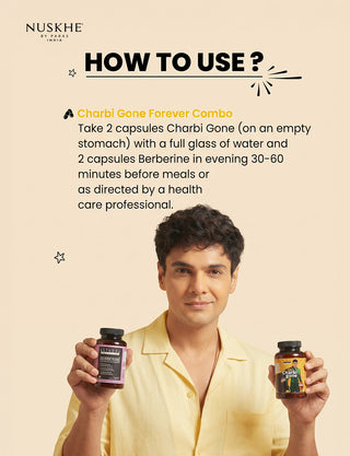 Charbi Gone Forever Combo [60 capsules]