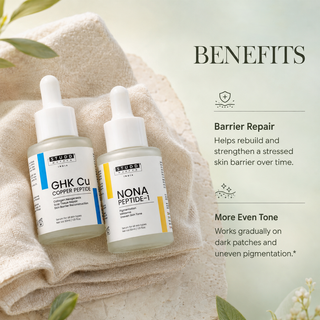 GHK-Cu Copper Peptide + NONA Peptide-1 Serum Duo