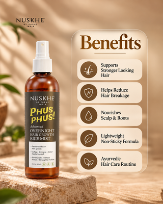 Ayurvedic Phus Phus Rice Hair Mist - Pack of 3