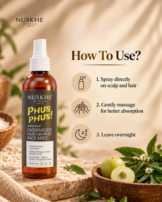 Ayurvedic Phus Phus Rice Hair Mist - Pack of 3