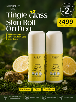 Tingle Glass Skin Pit Glow Roll-On Deo [ Pack of 2 ]
