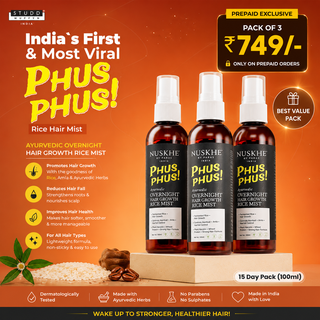 Ayurvedic Phus Phus Rice Hair Mist - Pack of 3
