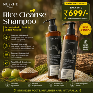 Ayurvedic Rice Water Conditioning Shampoo- Pack of 2