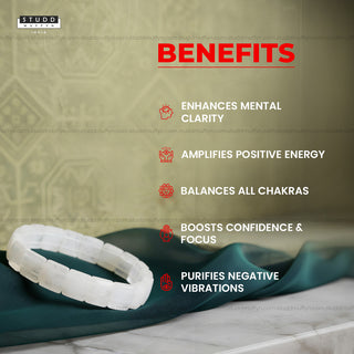 Clear Quartz Square Pyramid Bracelet