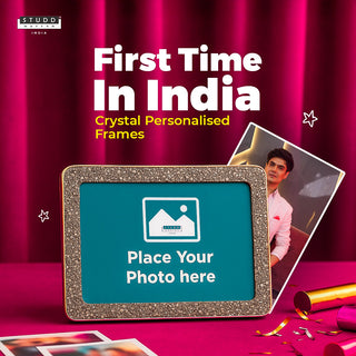 Personalised Crystal Pyrite Photo Frame